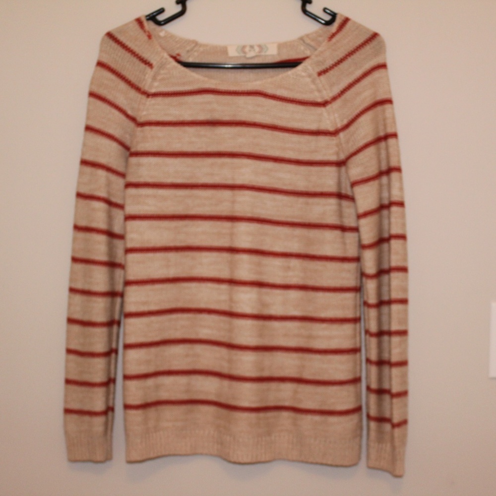 Red Striped Sweater